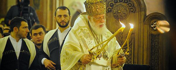 Католикос-Патриарх Всея Грузии Илия Второй, архивное фото Католикос-Патриарх Всея Грузии Илия Второй, архивное фото - Sputnik Грузия