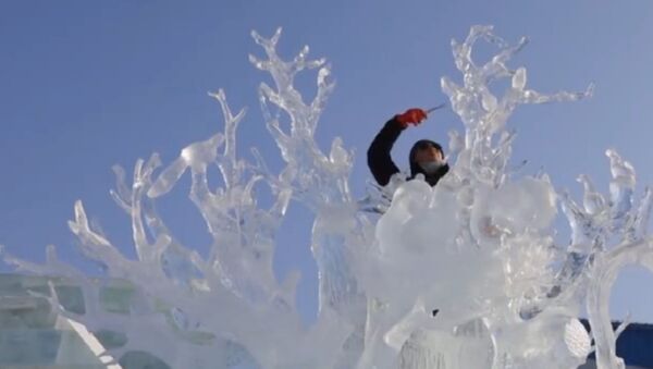 Международный конкурс ледяных скульптур в Харбине - Sputnik Грузия