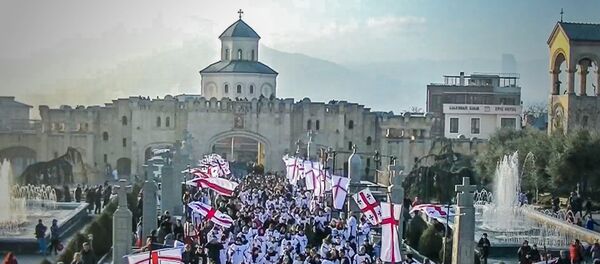 Рождественское шествие Алило в столице Грузии - Sputnik Грузия