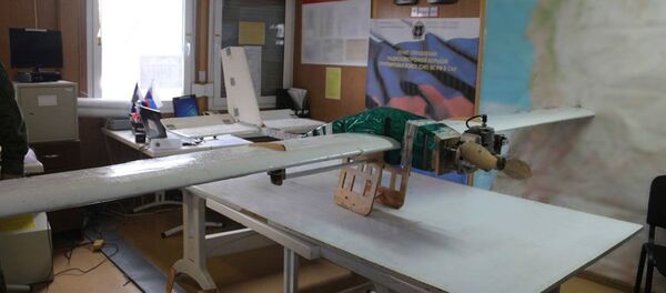 Перехваченные российскими военными в Сирии беспилотники Перехваченные российскими военными в Сирии беспилотники - Sputnik Грузия