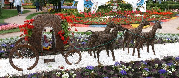 Цветочная композиция Сказка Шарля Перро Золушка - Sputnik Грузия