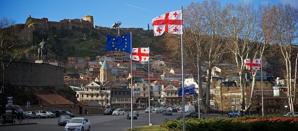 ევროპის მოედანი თბილისის ცენტრში ევროპის მოედანი თბილისის ცენტრში - Sputnik საქართველო