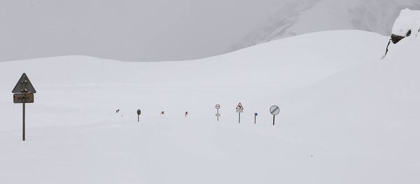 თოვლი მაღალმთიანეთში - Sputnik საქართველო