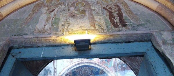 გელათის მონასტრის აფსიდის ფრესკა - Sputnik საქართველო