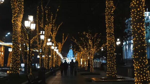 Новогоднее освещение в Тбилиси - Sputnik Грузия