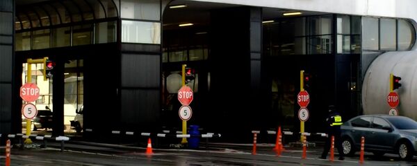 პოლიციის თანამშრომლები საბაჟო-გამშვებ „სარფში“ - Sputnik საქართველო