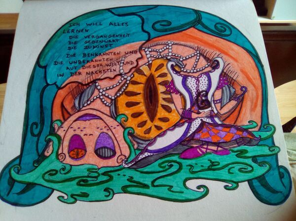 Рисунок Сары Пасос - Sputnik Грузия