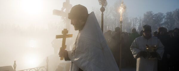 Празднование Крещения в городах России - Sputnik Грузия