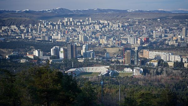 Вид на город Тбилиси зимой - Sputnik Грузия