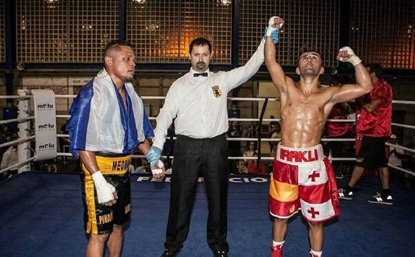 ირაკლი ქურასბედიანი გამარჯვების მოპოვების შემდეგ - Sputnik Грузия