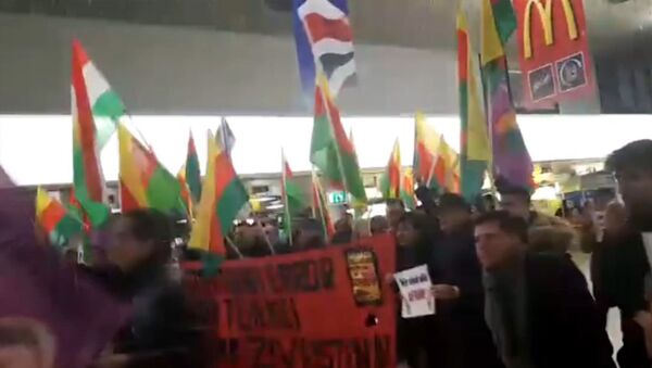 Курды и сторонники Эрдогана подрались в аэропорту Ганновера - Sputnik Грузия