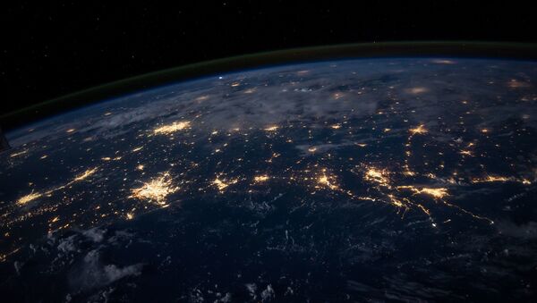 Ночная Земля: вид на поверхность планеты из космоса - Sputnik Грузия