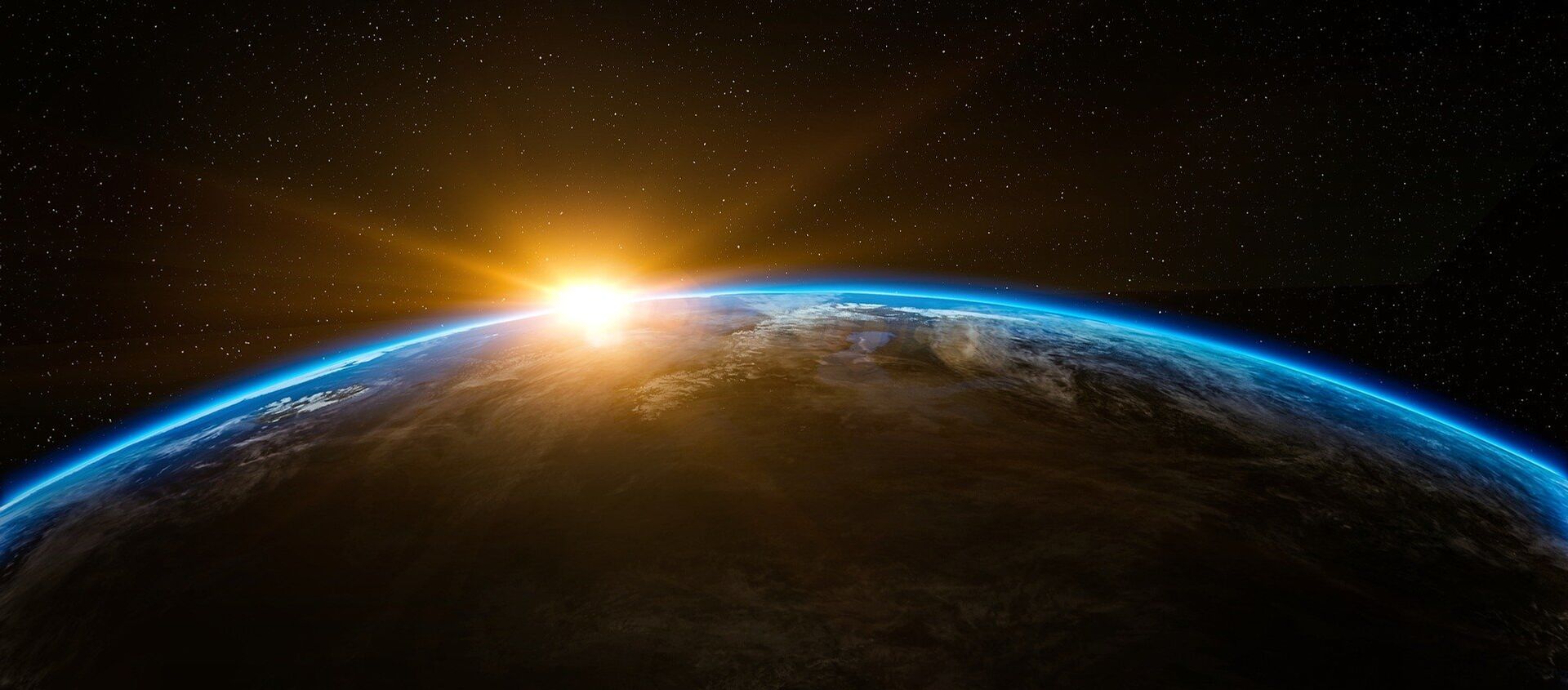 მზის ამოსვლა დედამიწაზე ღია კოსმოსში - Sputnik საქართველო, 1920, 04.01.2019