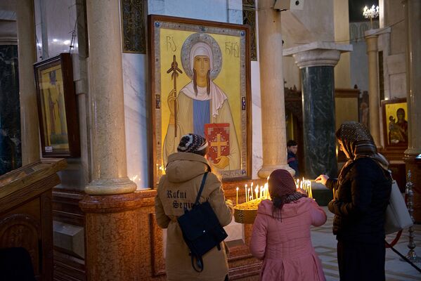 Святую Нино Грузинская православная церковь поминает дважды в год: 27 января - в день ее кончины, и 1 июня - в день ее пришествия в Грузию - Sputnik Грузия