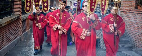 Празднование Сурб Саркис в столице Грузии - Sputnik Грузия