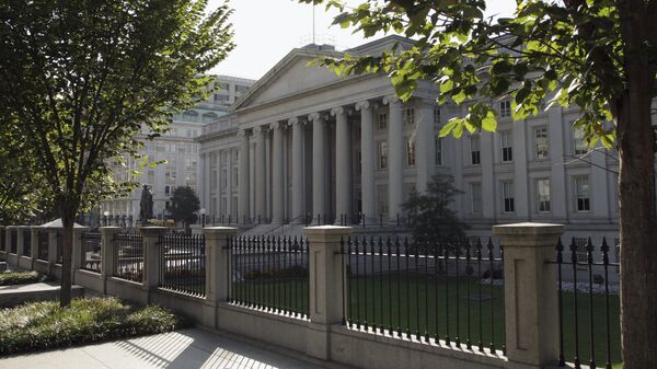 Здание министерства финансов США в Вашингтоне. - Sputnik Грузия
