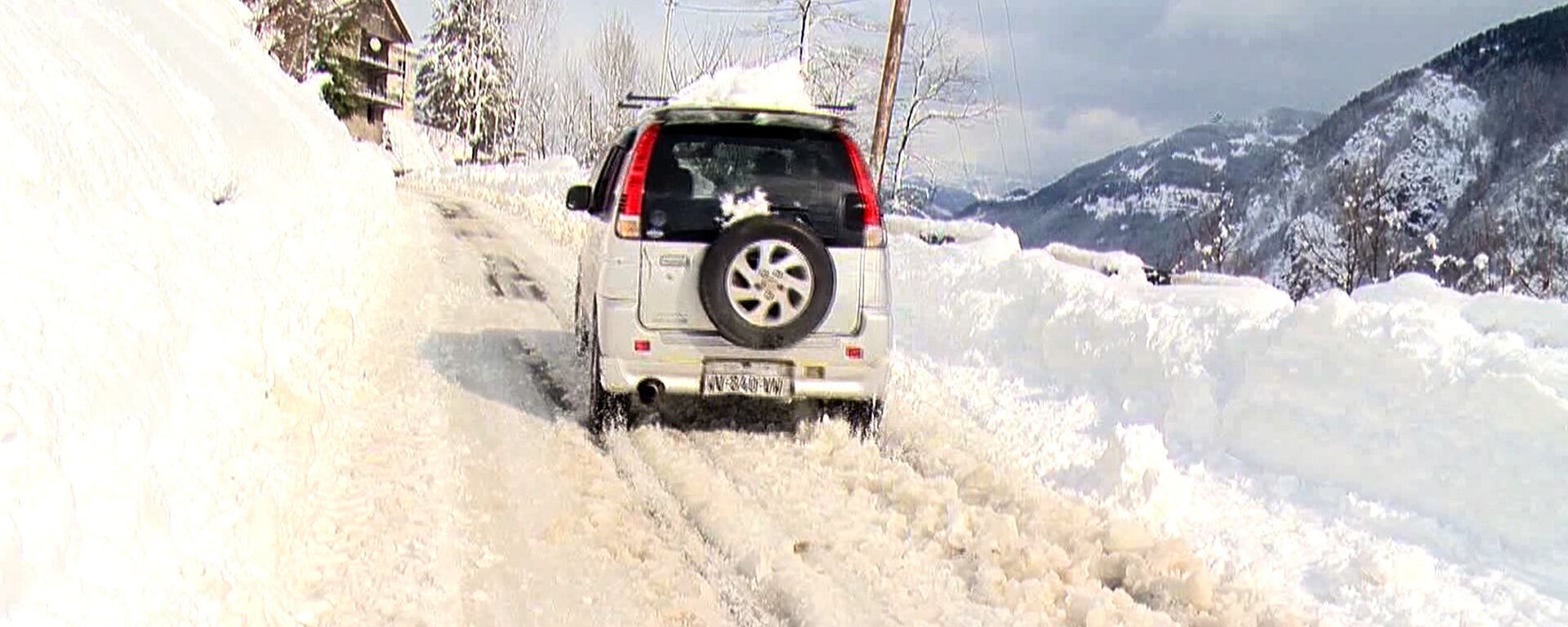 თოვლი ხულოში - Sputnik საქართველო, 1920, 21.01.2021