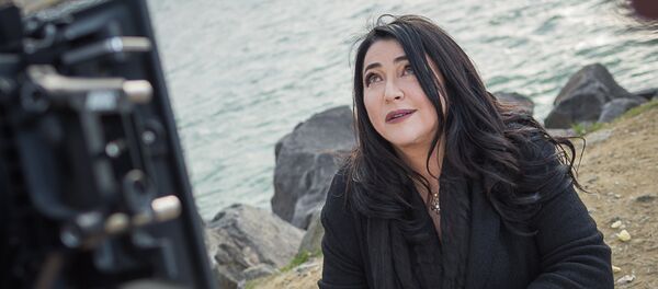 Лолита Милявская во время съемок клипа на песню Судьба - Sputnik Грузия