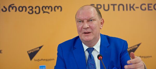 Николай Свентицкий на брифинге - Sputnik Грузия