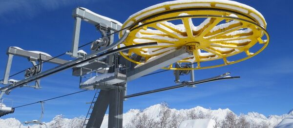 Канатная дорога на горнолыжном курорте в Сванетии - Sputnik Грузия