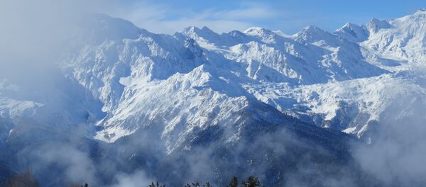 Зимний пейзаж высокогорной Сванети - Sputnik Грузия