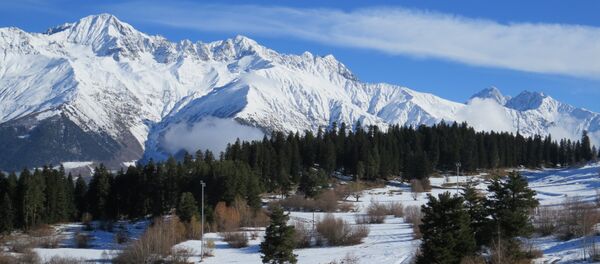Зимний пейзаж высокогорной Сванетии  - Sputnik Грузия