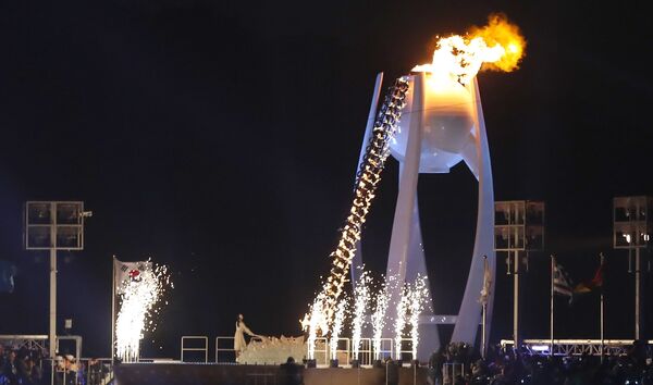 Церемония зажжения Олимпийского огня в Пхенчане - Sputnik Грузия