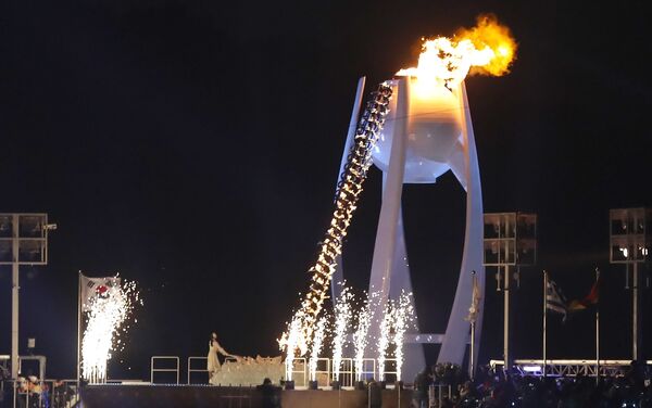 Церемония зажжения Олимпийского огня в Пхенчане - Sputnik Грузия