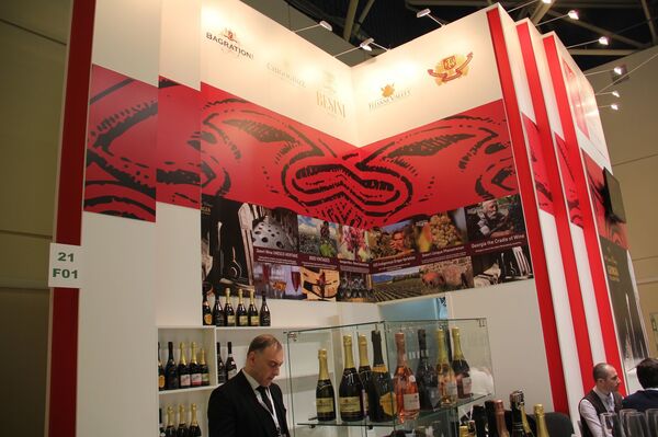 Грузинская продукция на выставке Продэкспо-2018 в Москве - Sputnik Грузия