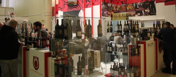 Грузинская продукция на выставке Продэкспо-2018 в Москве - Sputnik Грузия