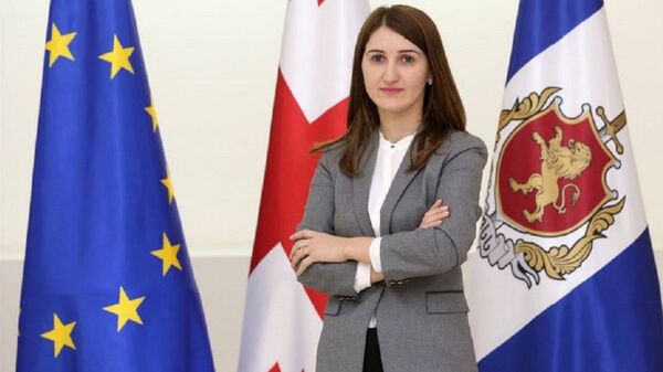 Глава департамента по защите прав человека в МВД Грузии Лонда Толорая - Sputnik Грузия