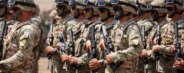 სამხედრო წვრთნები ვაზიანში - Sputnik საქართველო