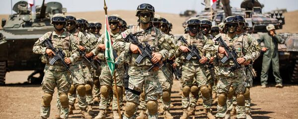 სამხედრო სწავლება ვაზიანში სამხედრო სწავლება ვაზიანში - Sputnik საქართველო