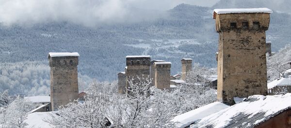 Удивительные сванские башни главная достопримечательность высокогорной Сванетии - Sputnik Грузия