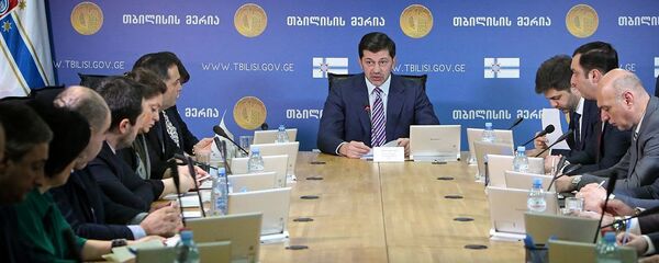 კახა კალაძე დედაქალაქის მთავრობის სხდომაზე კახა კალაძე დედაქალაქის მთავრობის სხდომაზე - Sputnik საქართველო