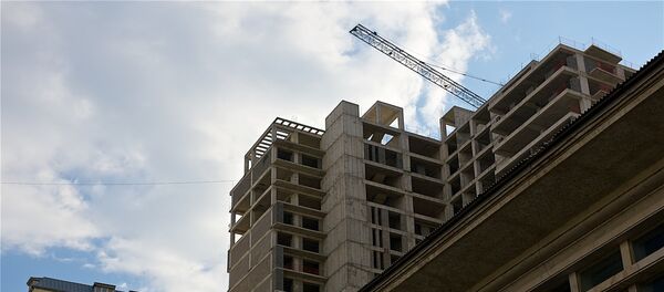 Строительство нового жилого дома в столице Грузии - Sputnik Грузия