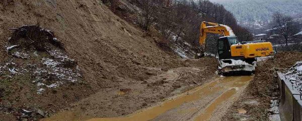 მეწყერი გზაზე - Sputnik საქართველო