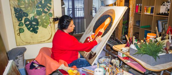 Художница Тамуна Шиукашвили Художница Тамуна Шиукашвили - Sputnik Грузия