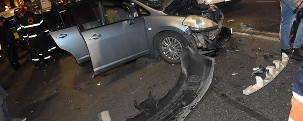 ავარია რუსთაველის გამზირზე ავარია რუსთაველის გამზირზე - Sputnik საქართველო