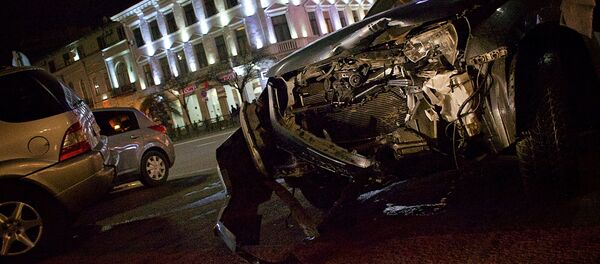 Крупная авария - ДТП на проспекте Руставели - Sputnik Грузия