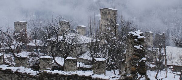 სვანური კოშკები სვანური კოშკები - Sputnik საქართველო