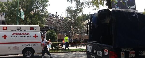 Последствия землетрясения в Мексике - Sputnik Грузия
