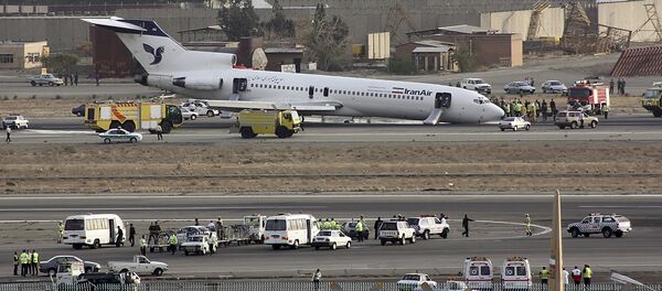 Самолет Иранских авиалиний, потерпевший крушение при посадке - архивное фото Самолет Иранских авиалиний, потерпевший крушение при посадке - архивное фото - Sputnik საქართველო