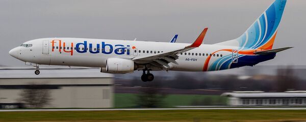 Самолет авиакомпании Flydubai  - Sputnik Грузия