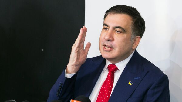 Пресс-конференция Михаила Саакашвили в Варшаве - Sputnik Грузия