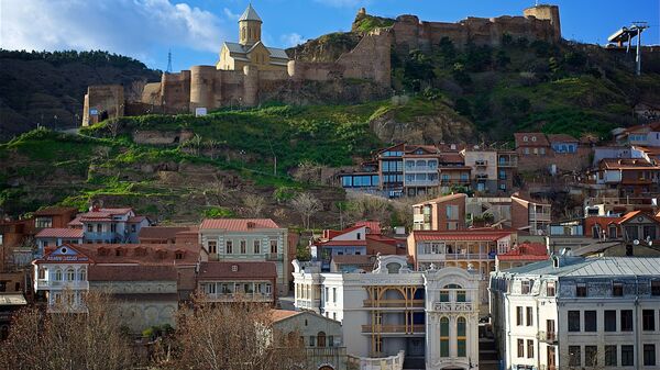 Исторический центр Тбилиси - крепость Нарикала, район Кала Убани - Sputnik Грузия