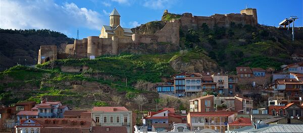 Исторический центр Тбилиси - крепость Нарикала, район Кала Убани - Sputnik Грузия