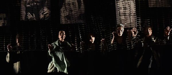 სცენა სპექტაკლიდან А.Л.Ж.И.Р. - Sputnik საქართველო