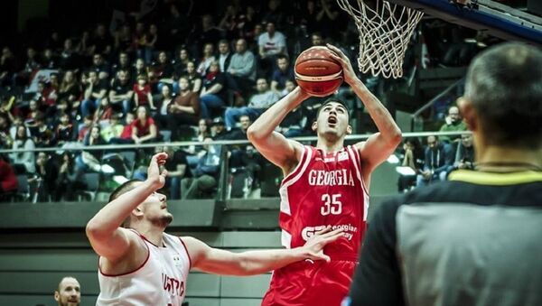 Матч между сборными Грузии и Австрии по баскетболу - Sputnik Грузия