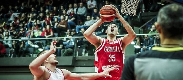 Матч между сборными Грузии и Австрии по баскетболу - Sputnik Грузия